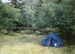 Campsite at Pueblano